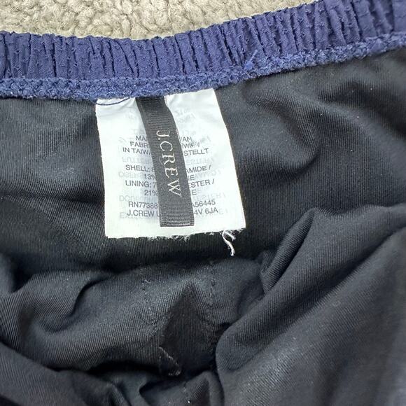 J.Crew Navy Ruffle Bandeau One Piece Swimsuit Blue Women's 4 Halter Strapless - Picture 3 of 6